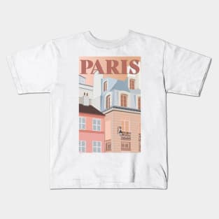 Paris Pastel Kids T-Shirt